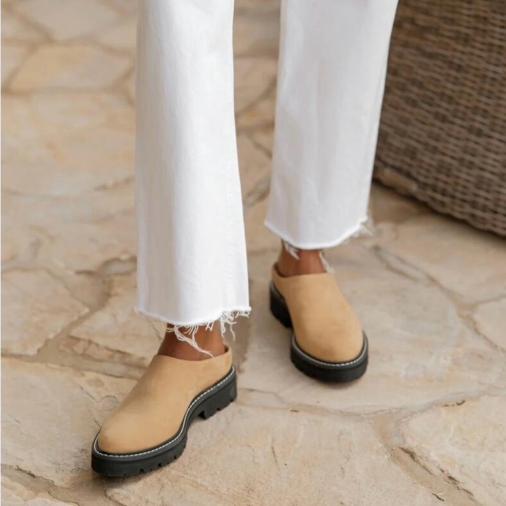 Jenni Kayne Oiled Leather Lug Sole Mules - perfect for that transitional weather